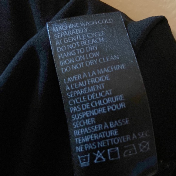 Dex metropolitan black sheer blouse size medium - Picture 5 of 7